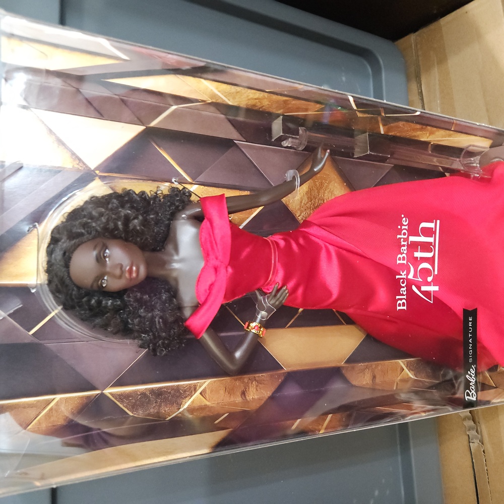 Barbie  Signature 45th Anniversary  Black Barbie By Kitty Black Perkins